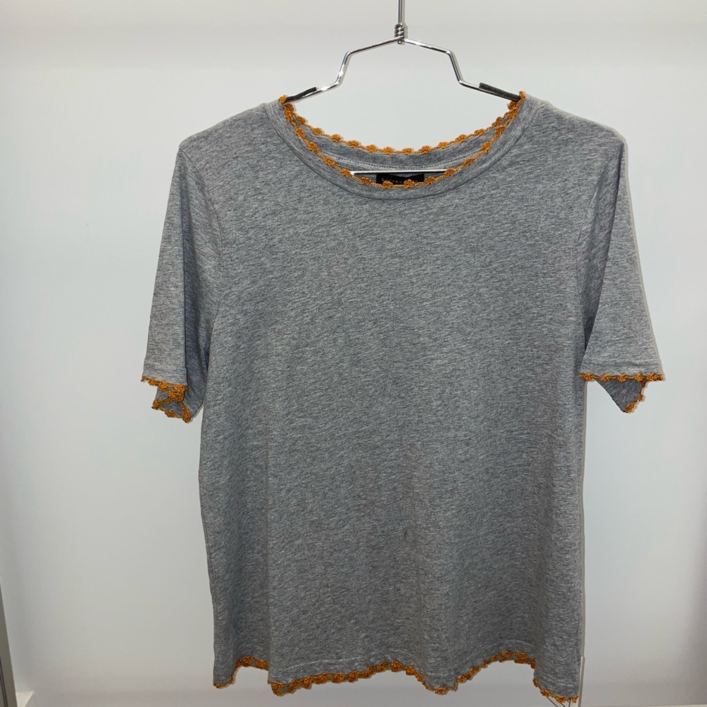 Anthropologie Current Air Floral Stitch Top *NWT*